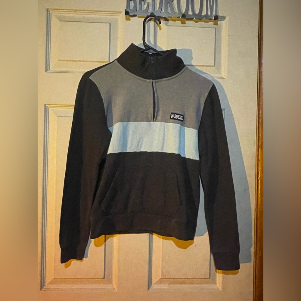 Pink vs half zip sweater